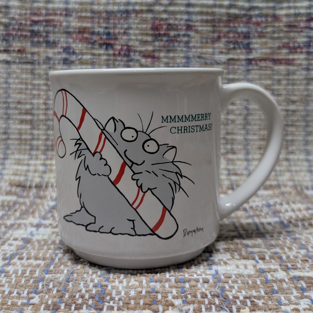 Super Cute! Vintage Sandra Boynton Cat Christmas Mug